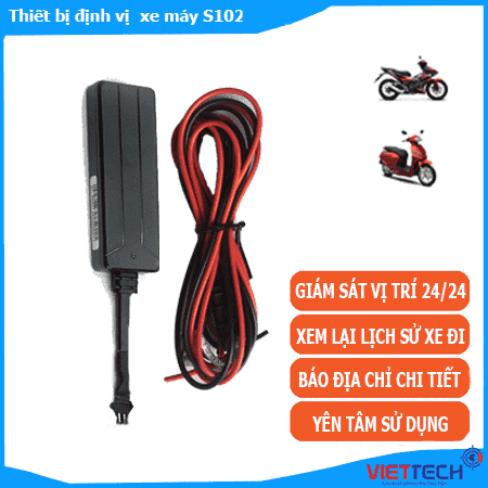 Thiết bị định vị xe máy S102 mini siêu nhỏ đa chức năng