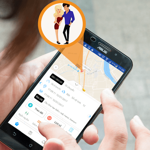 Theo dõi vợ, chồng với thiết bị định vị gps 24/24
